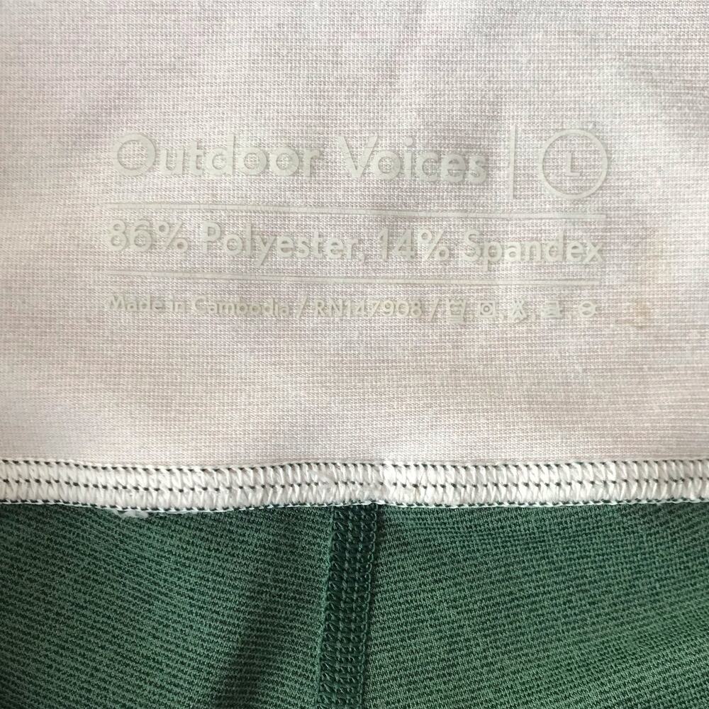 Outdoor Voices Springs 7/8 Colorblock Leggings Size L Running Gym Yoga Tights - Picture 5 of 12